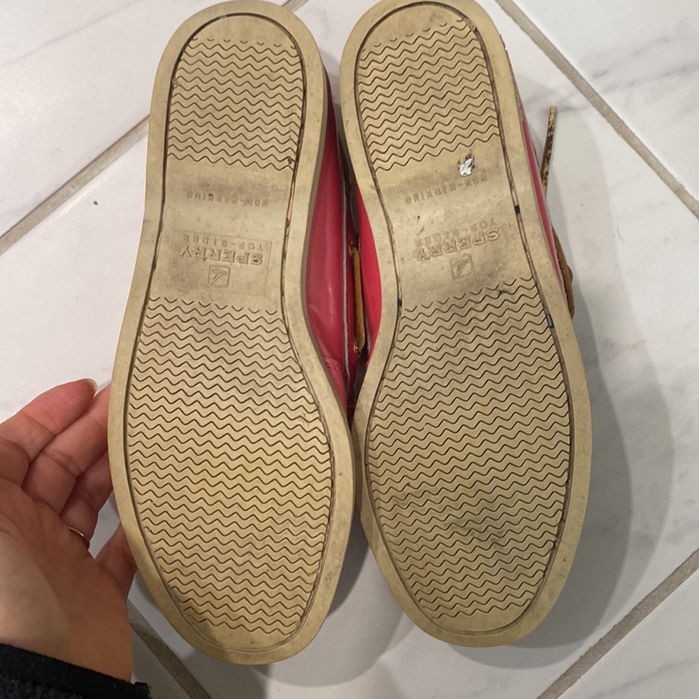 Pink Metallic Sperry’s - Picture 4 of 5